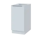 SIS - 4D spodní skříňka, 1-dveřová, levá, 870x400x600, bílá